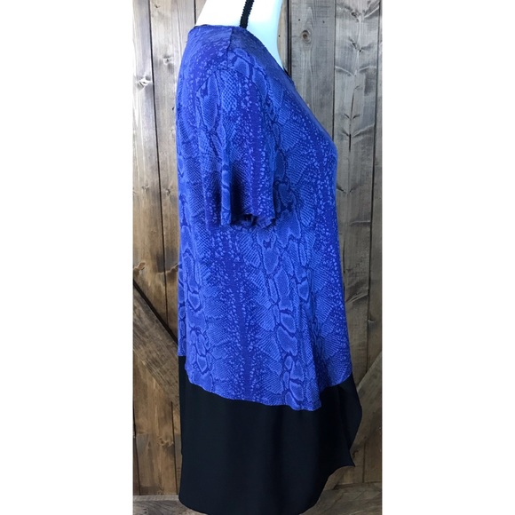 Elie Tahari Rayon/Poly Short Sleeve Top Size L - Picture 4 of 9